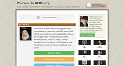 Desktop Screenshot of bcbm.org